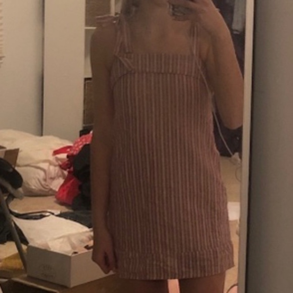 PINK STRIPED DRESS